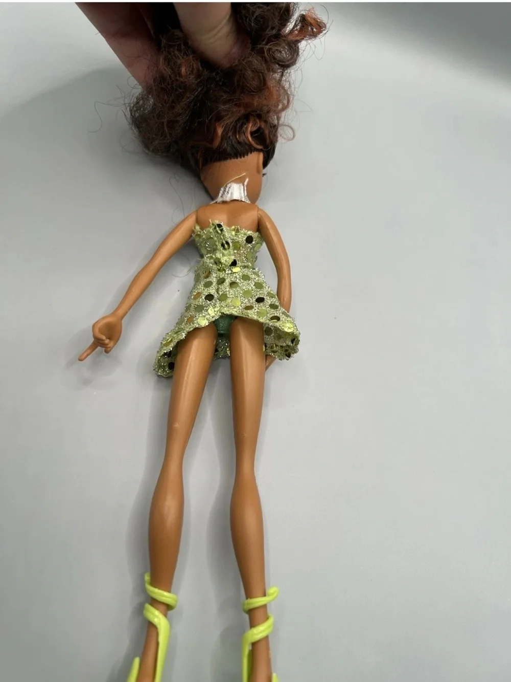 2005 Mattel Winx Club Layla Aisha Singsational Dressed Green Doll AA